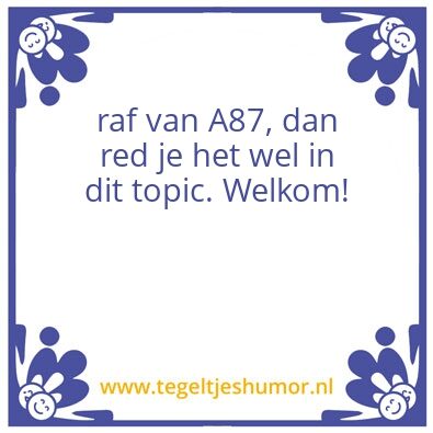 Tegeltje: hoi