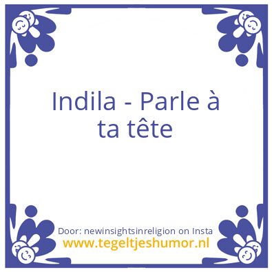 Tegeltje: leuke meid