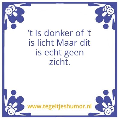 Tegeltje: Haar kleuren