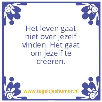 Tegeltje: CreÃ«ren