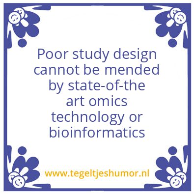 Tegeltje: Poor study design