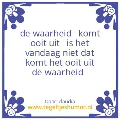 Tegeltje: claudia