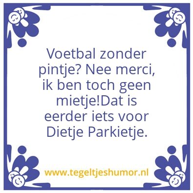 Tegeltje: Parkietje