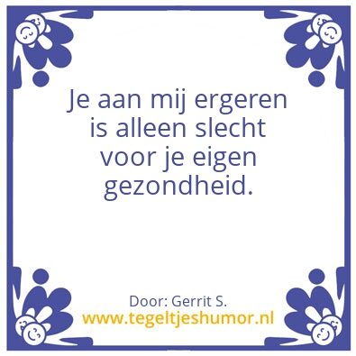 Tegeltje: Ik ben Gerrit.