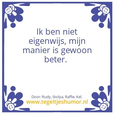 Tegeltje: Henk Van vuuren