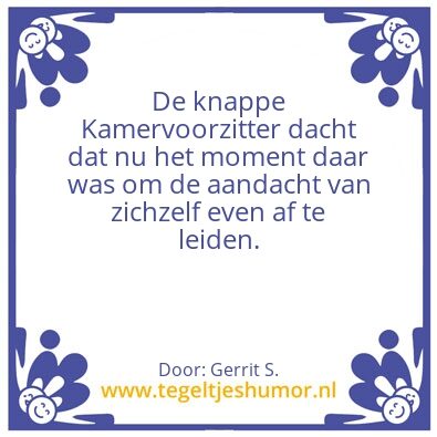 Tegeltje: Ik ben Gerrit.