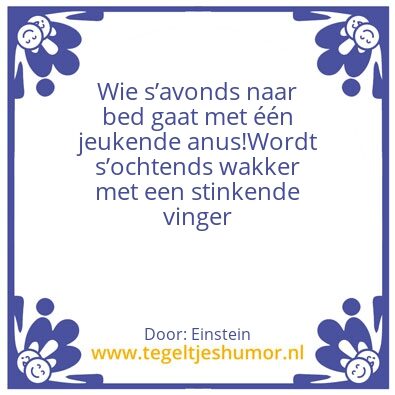 Tegeltje: Alles omvattend