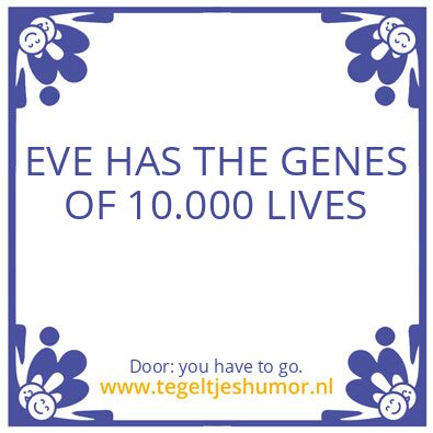 Tegeltje: i stay you have to go.