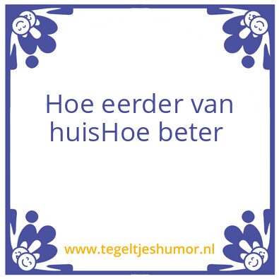 Tegeltje: Hoe