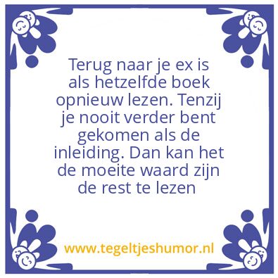 Tegeltje: Boek