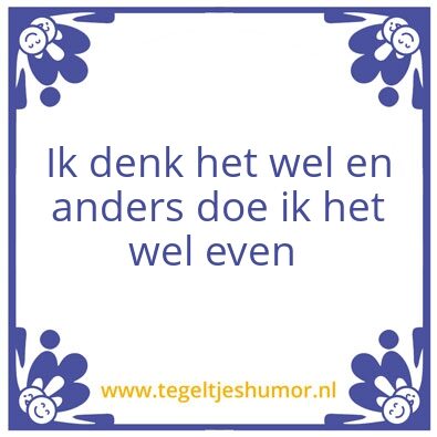 Tegeltje: Joejoe