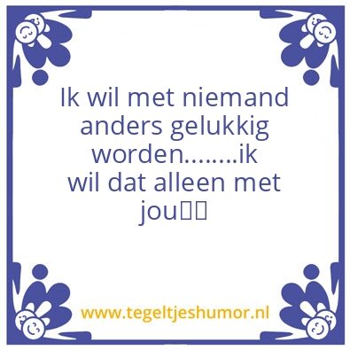 Tegeltje: Geluk