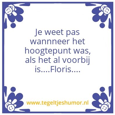 Tegeltje: Tegel