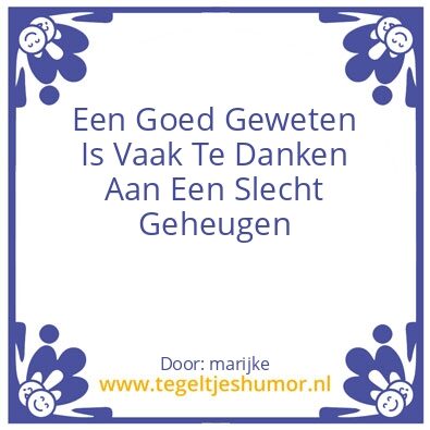 Tegeltje: ……