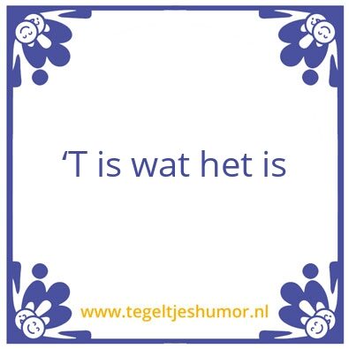 Tegeltje: .