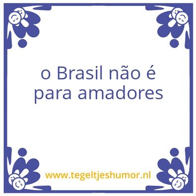 Tegeltje: amador