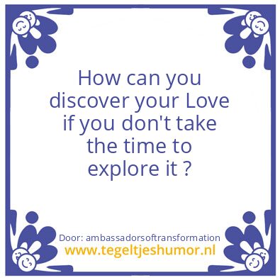Tegeltje: your Love