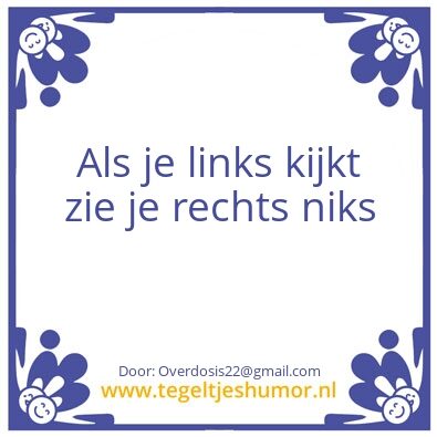 Tegeltje: Wawd