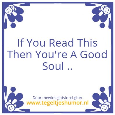 Tegeltje: Read