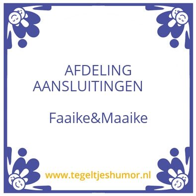 Tegeltje: Feike