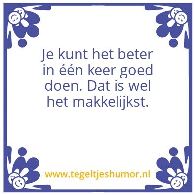 Tegeltje: Docent Gomarus College Assen