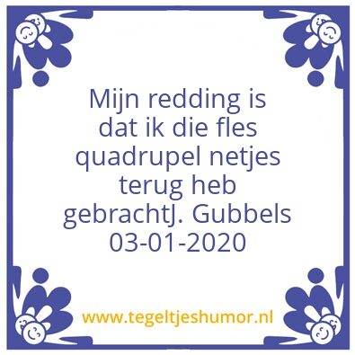 Tegeltje: Jos