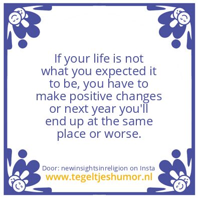 Tegeltje: Some people …
