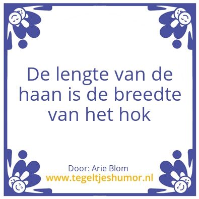 Tegeltje: Formule
