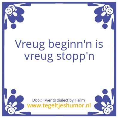 Tegeltje: Twente