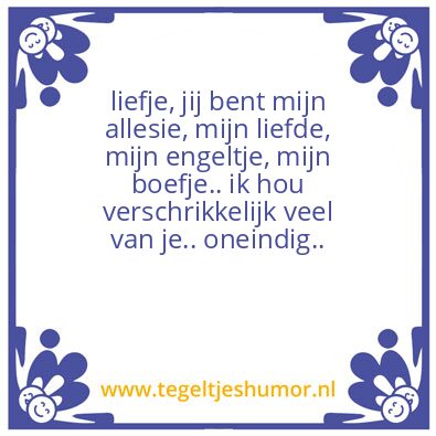 Tegeltje: Ger