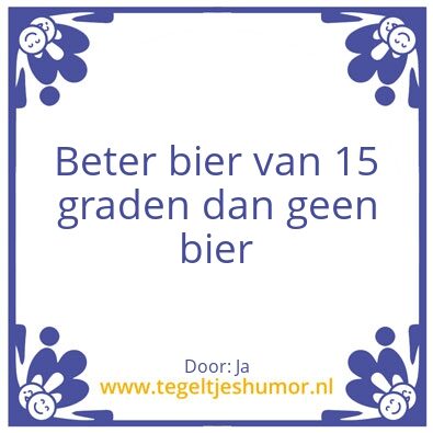 Tegeltje: Dus