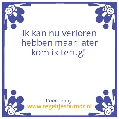 Tegeltje: Just real!
