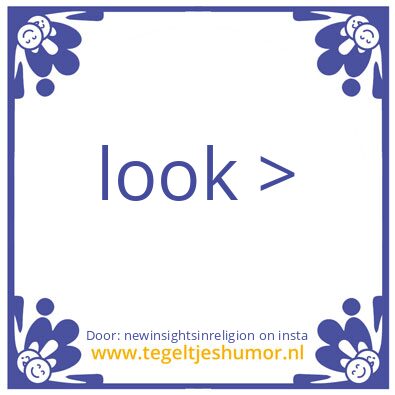 Tegeltje: Know You Know