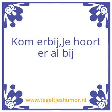 Tegeltje: Kampen