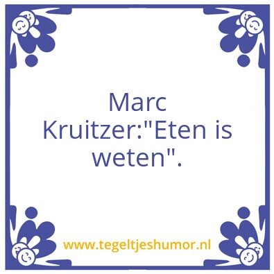 Tegeltje: M.Kruitzer