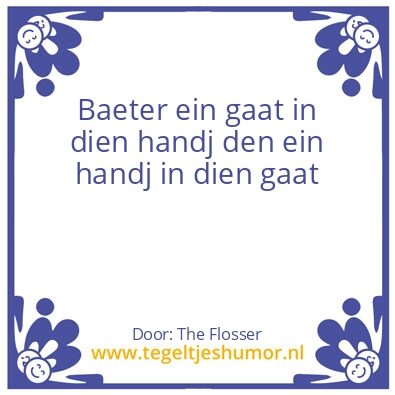 Tegeltje: spreuken
