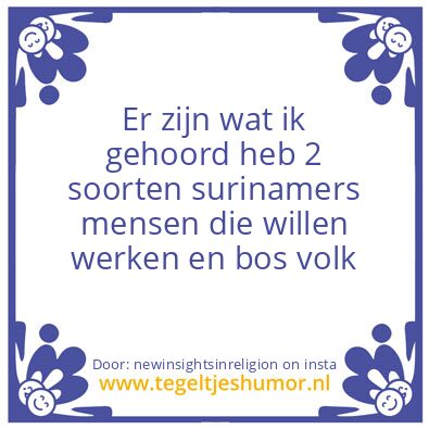 Tegeltje: envy