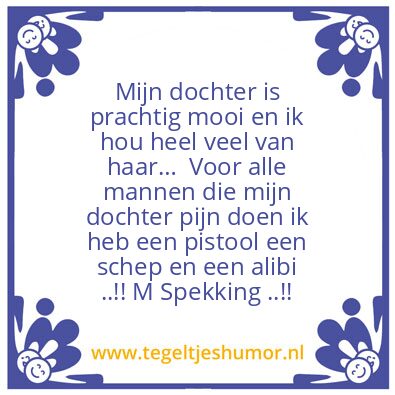 Tegeltje: Alibi