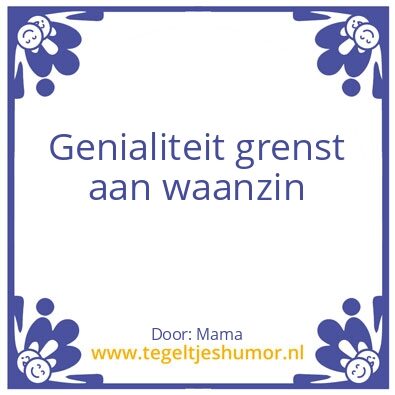 Tegeltje: Jij