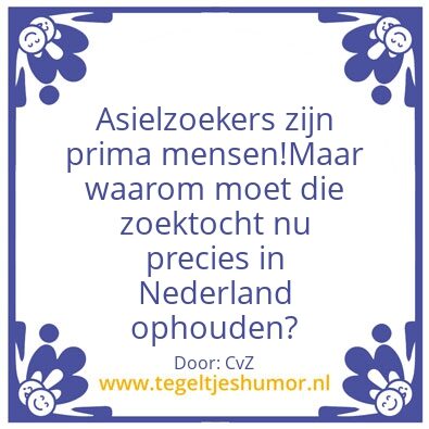 Tegeltje: Maatschappij