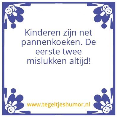 Tegeltje: Pannenkoek