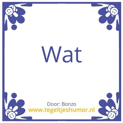 Tegeltje: 1