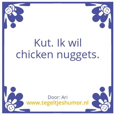 Tegeltje: When life sucks
