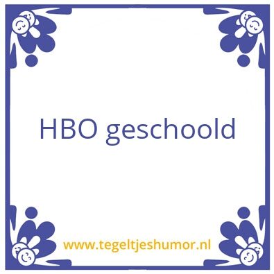 Tegeltje: Ywbwiw