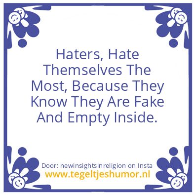 Tegeltje: you gain insights in return..