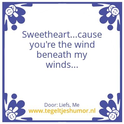 Tegeltje: Thank you
