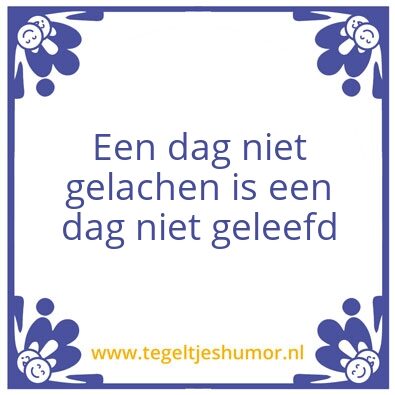 Tegeltje: Dag