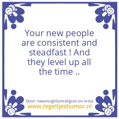 Tegeltje: Now you know