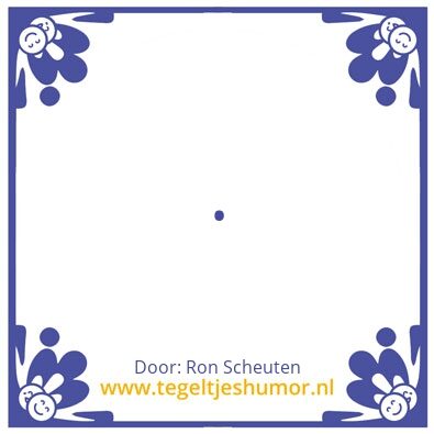 Tegeltje: Alles is een garage