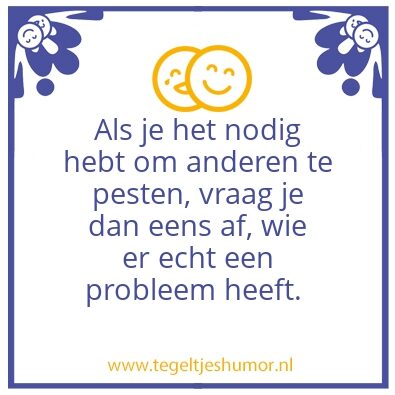 Tegeltje: Pesten
